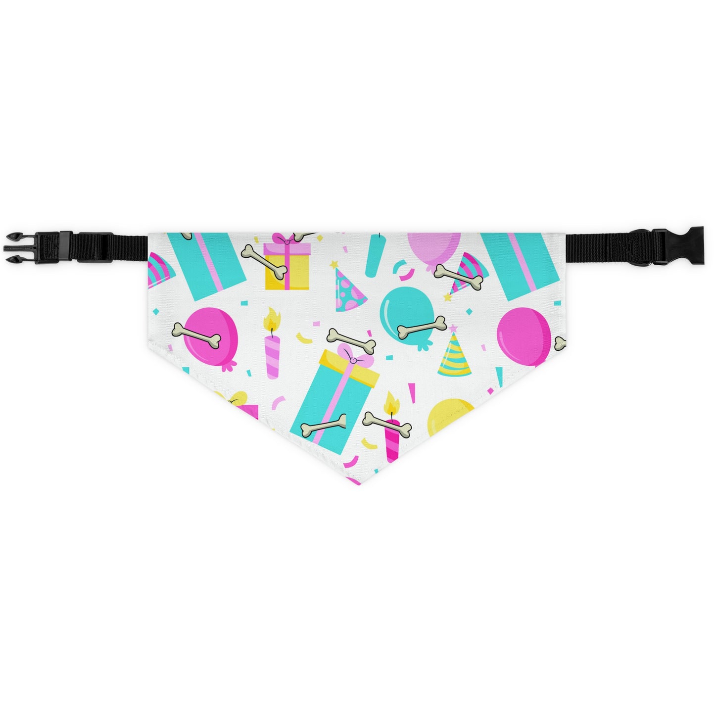 Bones Birthday Pet Bandana Collar