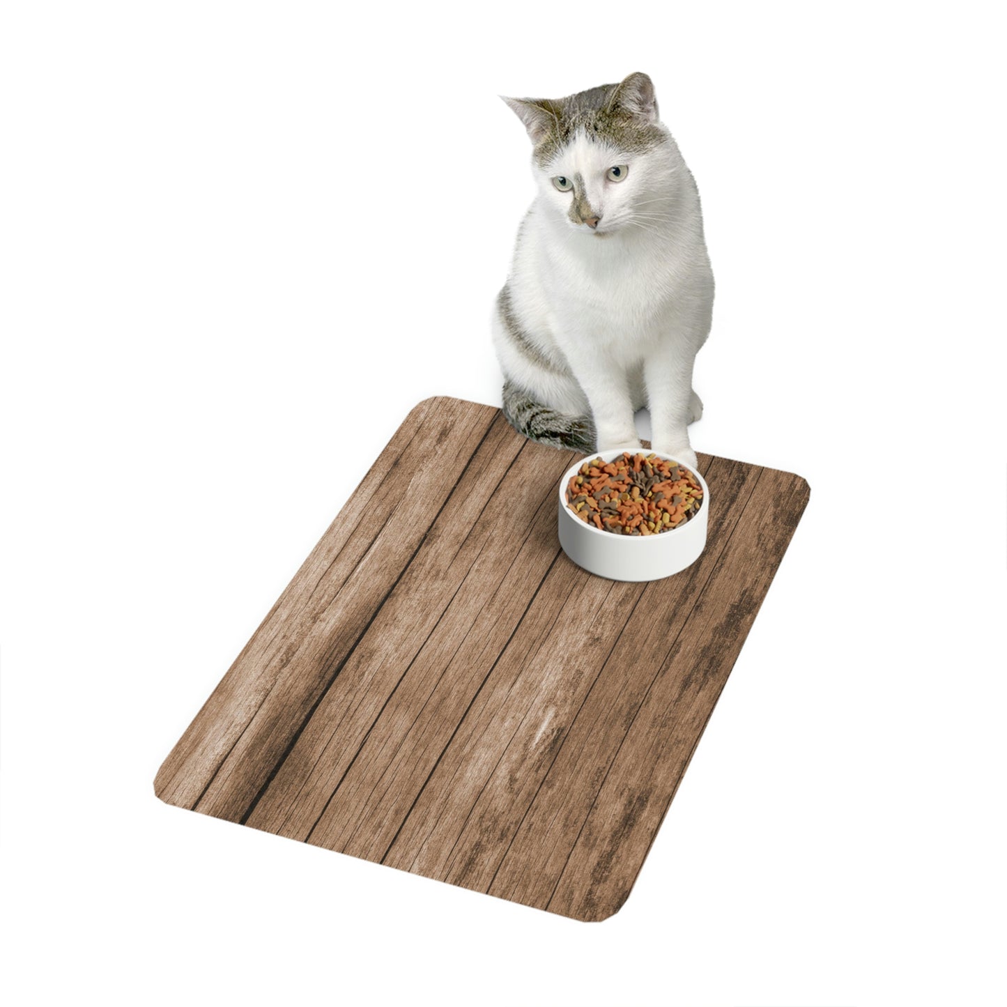 Wooden Pet Food Mat (12x18)