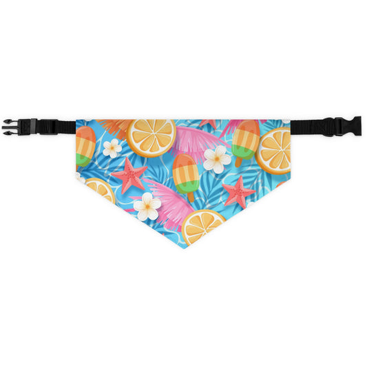 Pool Party Pet Bandana Collar