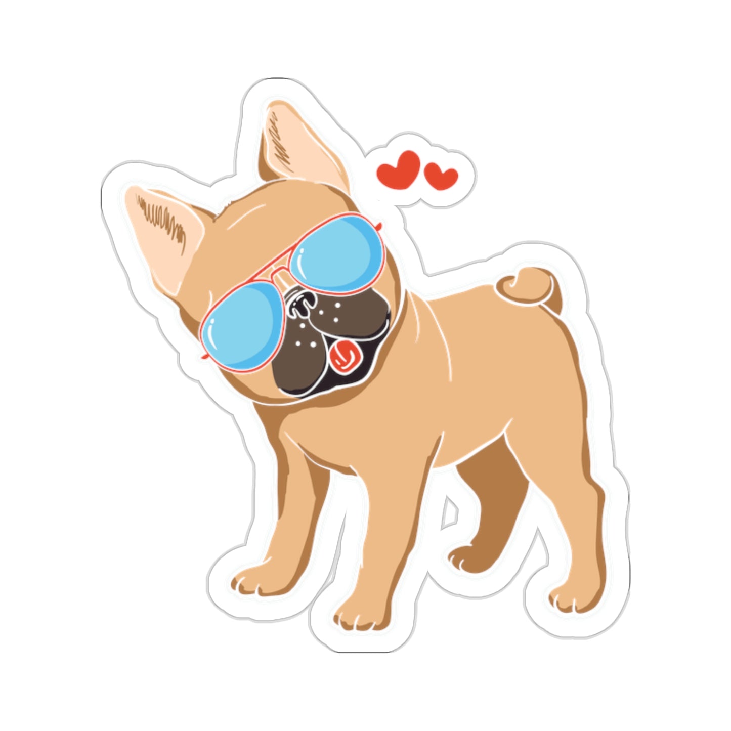 Cool Dude Kiss-Cut Stickers