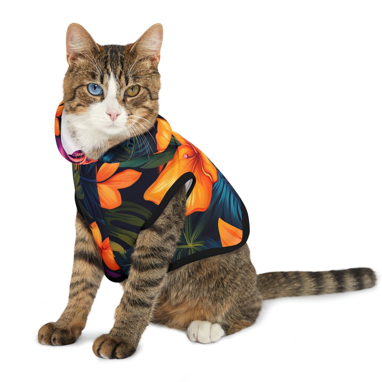 Vacation Meow Pet Hoodie