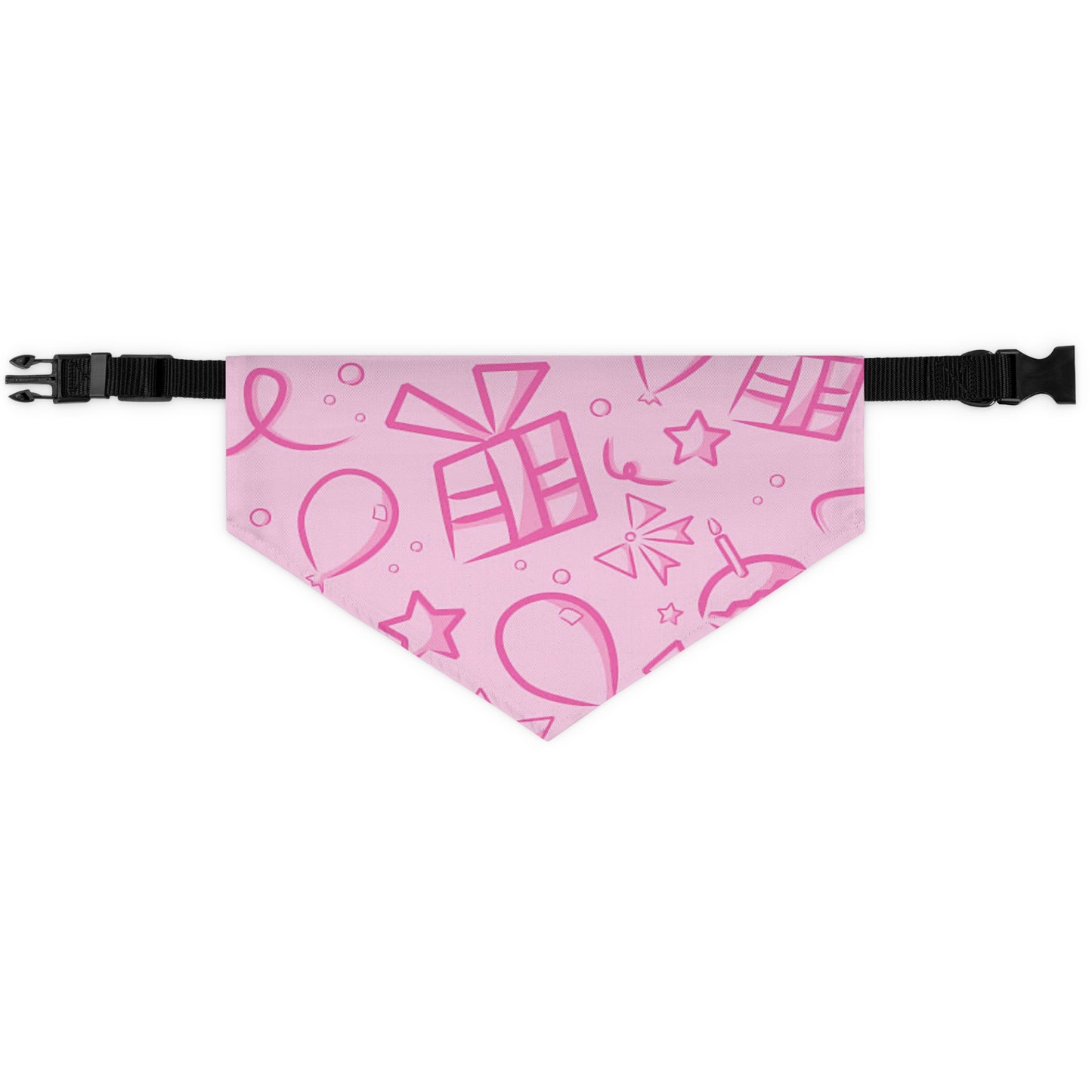 Pink Princess Pet Bandana Collar