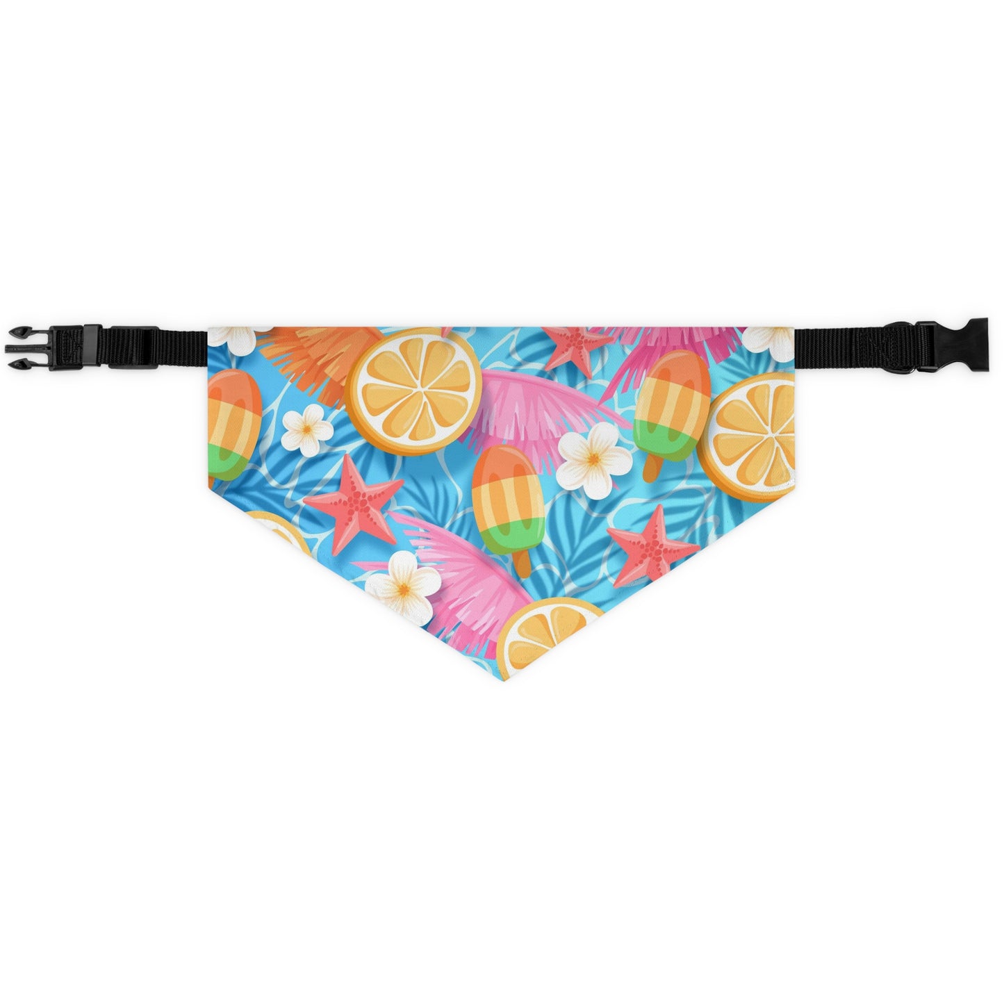 Pet Bandana Collar Summer Pool