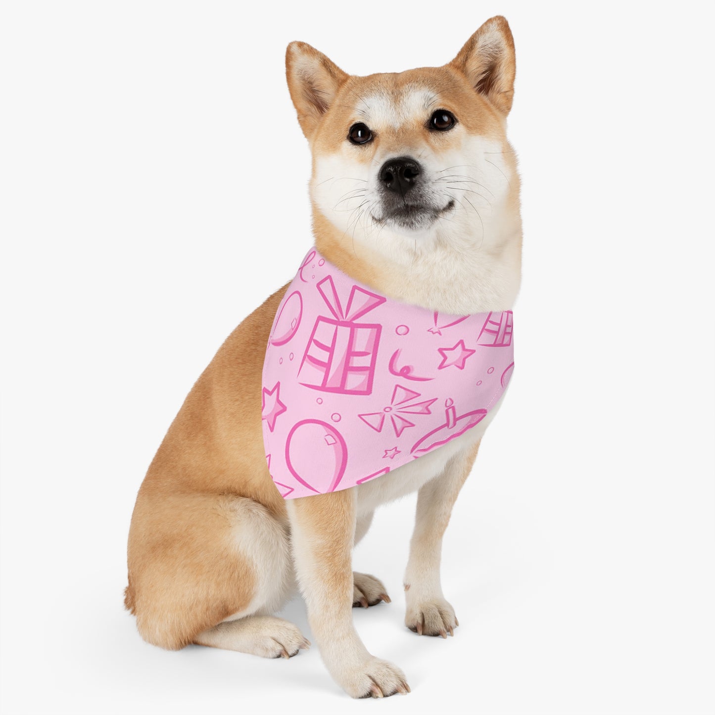 Pink Princess Pet Bandana Collar