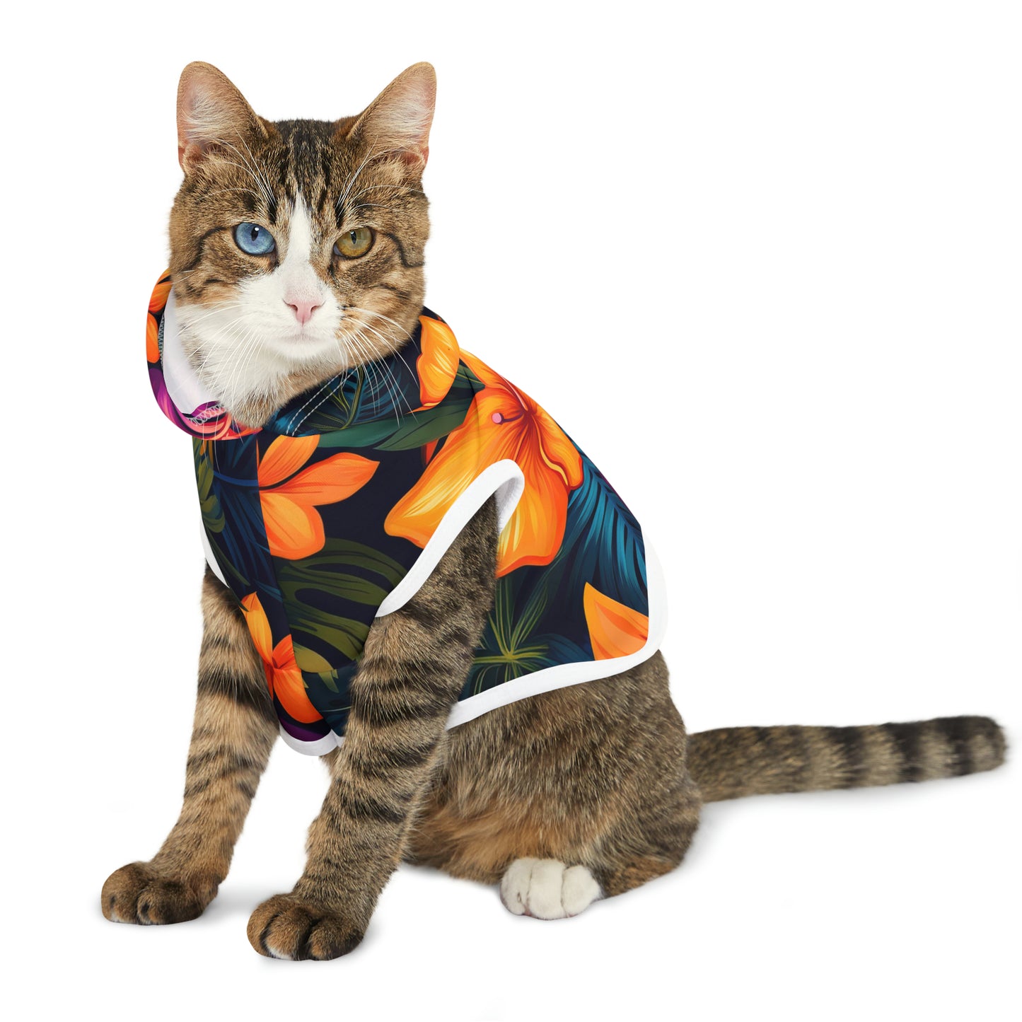 Vacation Meow Pet Hoodie