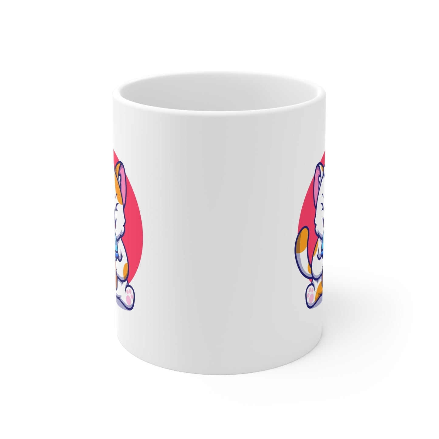 Boba Kitty Ceramic Mug 11oz