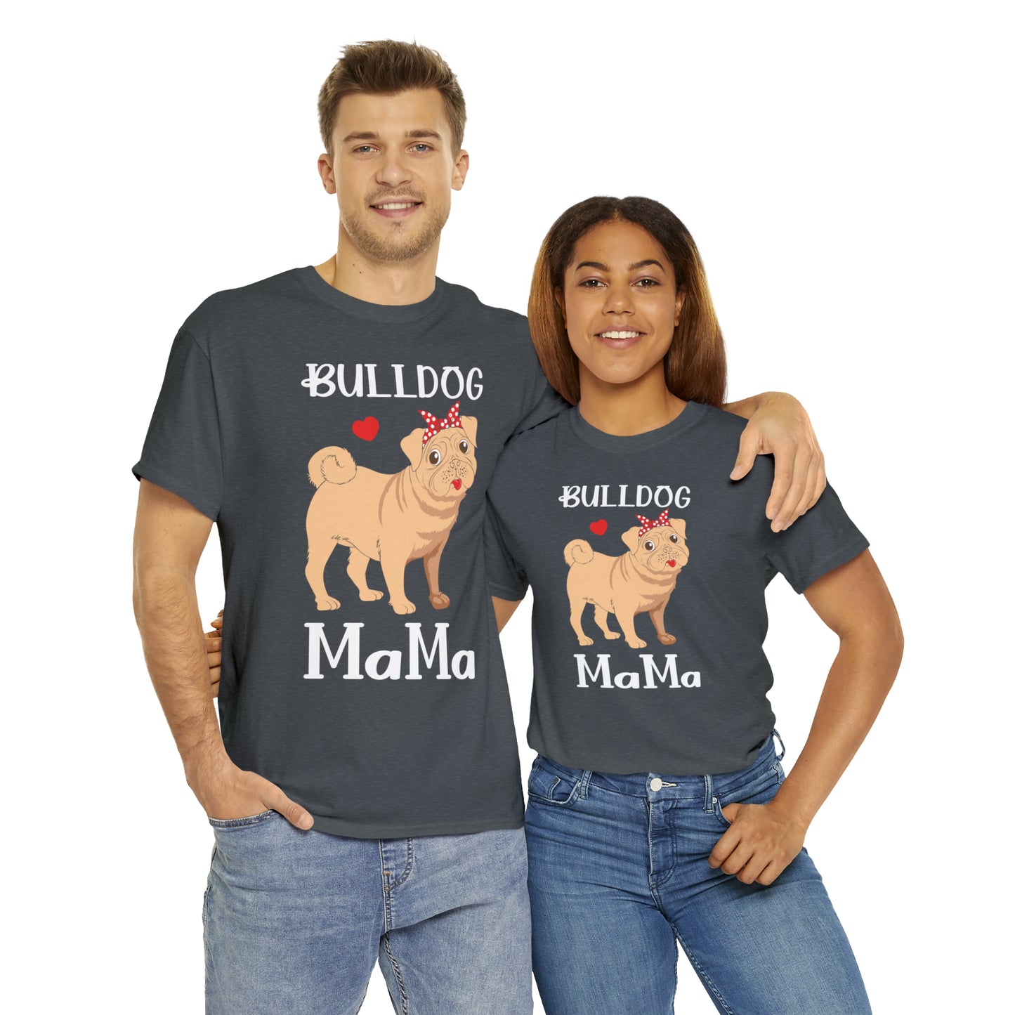 Bull Dog Mama Unisex Heavy Cotton Tee
