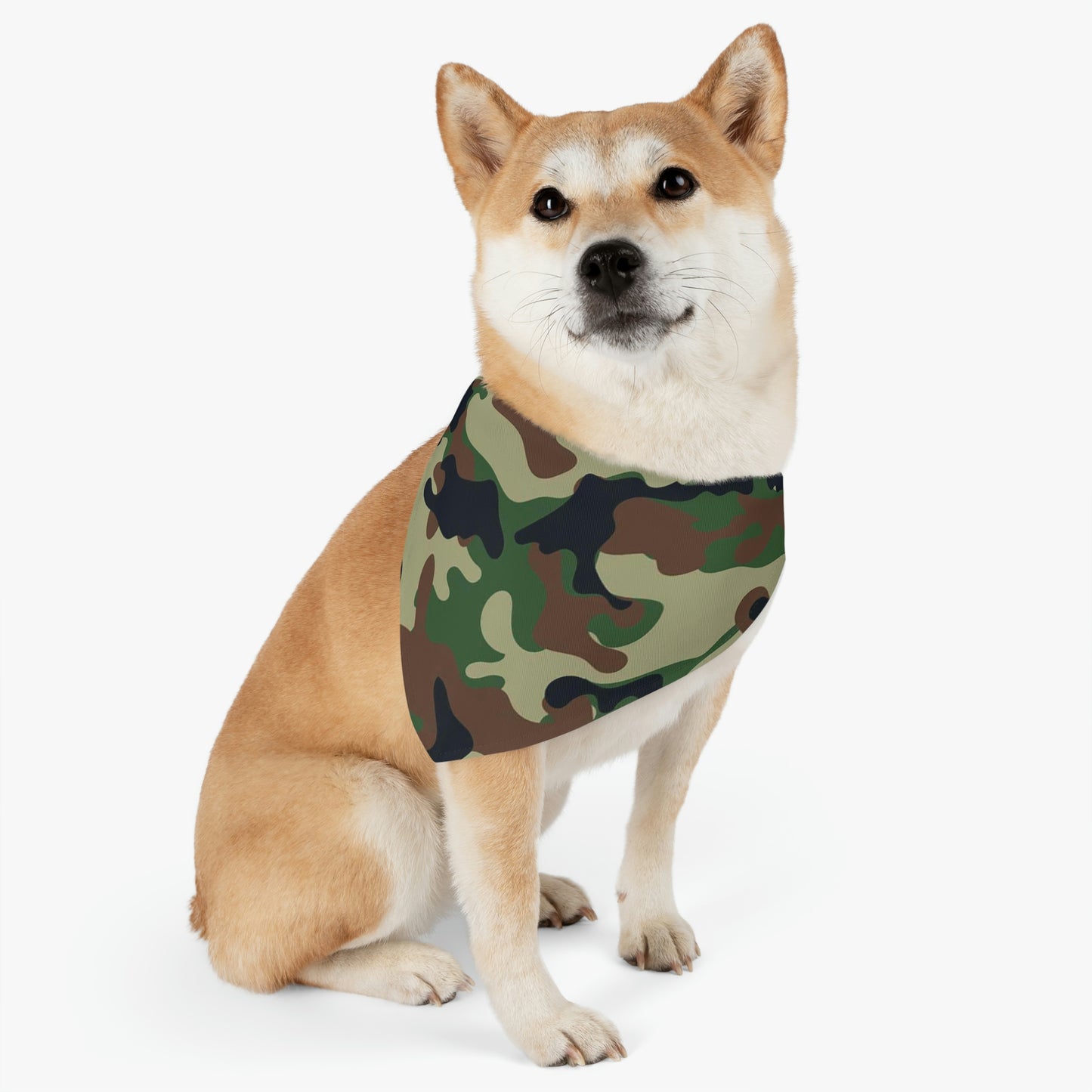 Camouflage Pet Bandana Collar