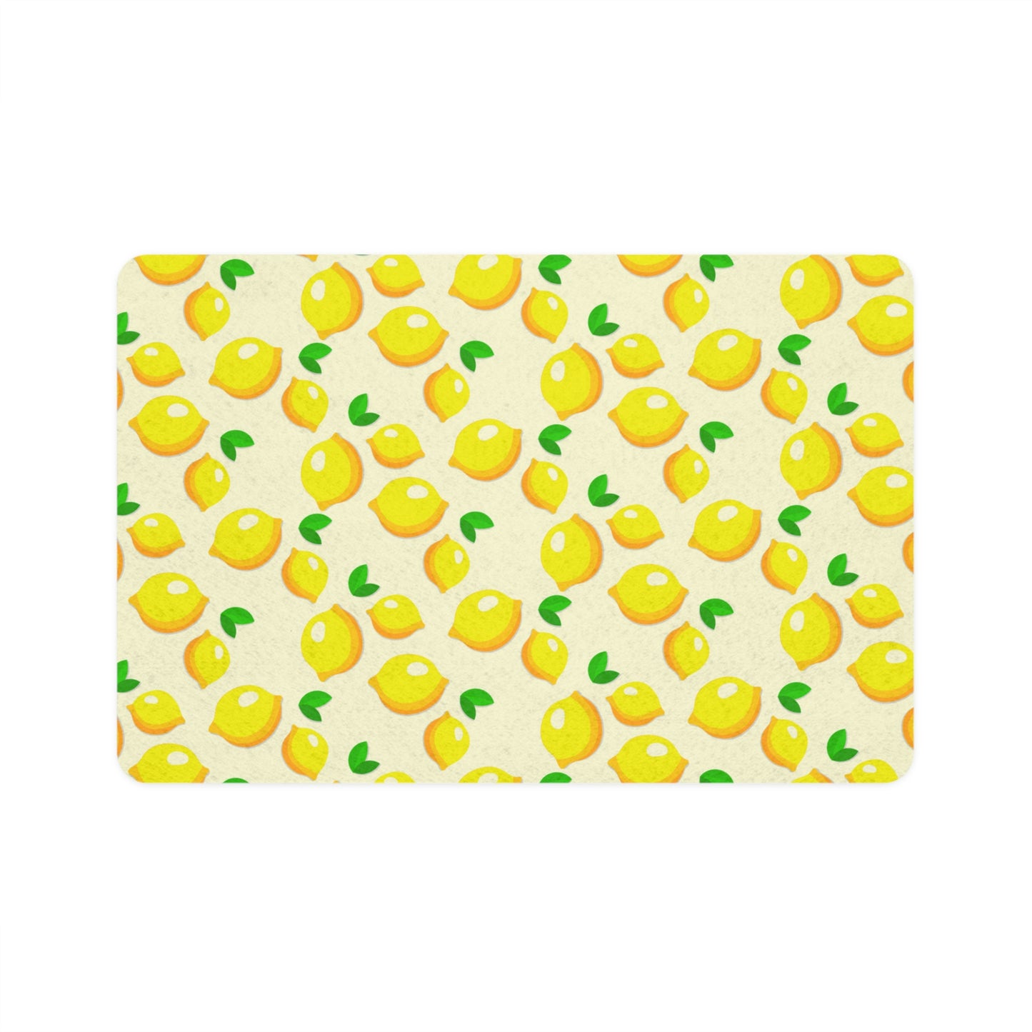 Lemon Squeeze Pet Food Mat (12x18)