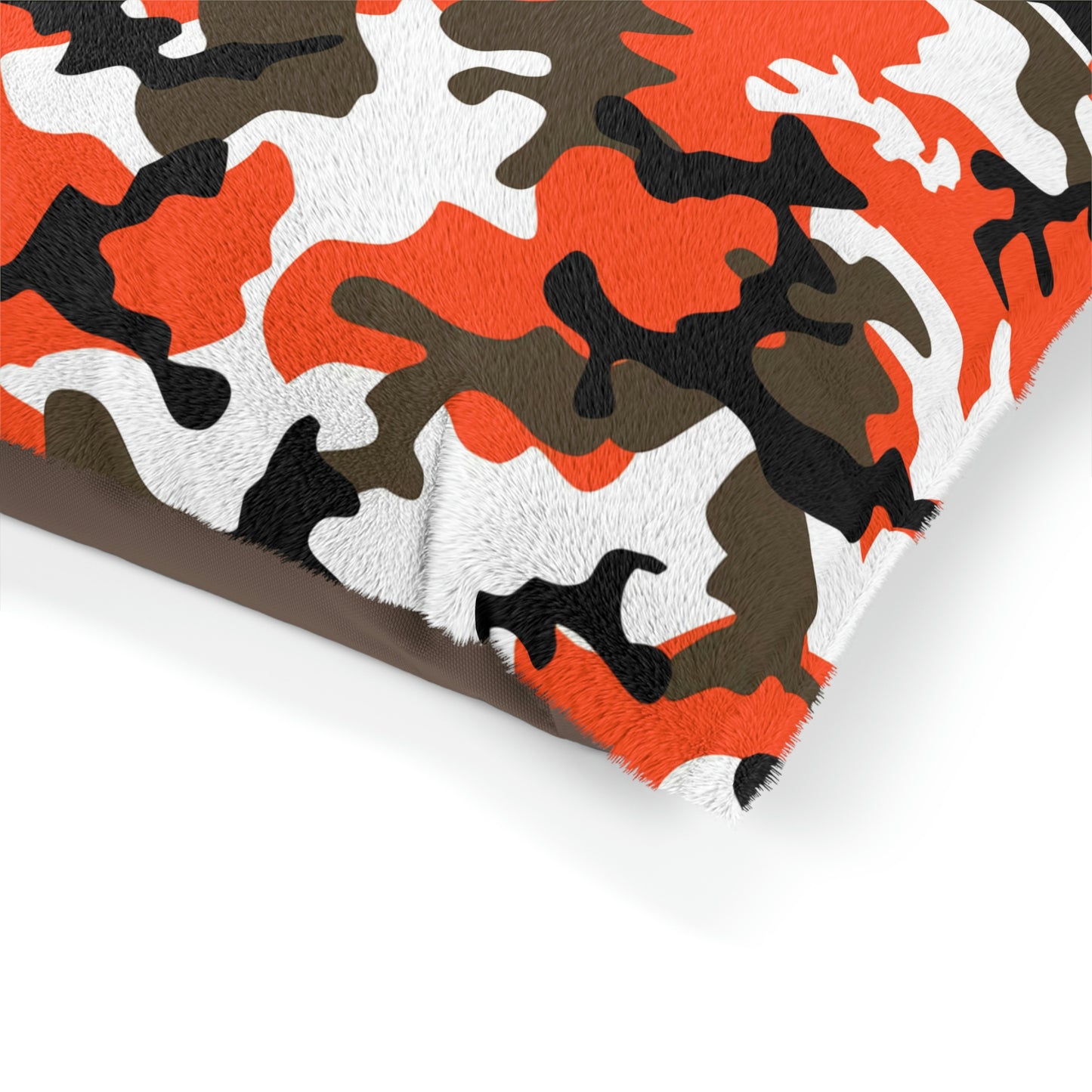 Orange Cameo Pet Bed