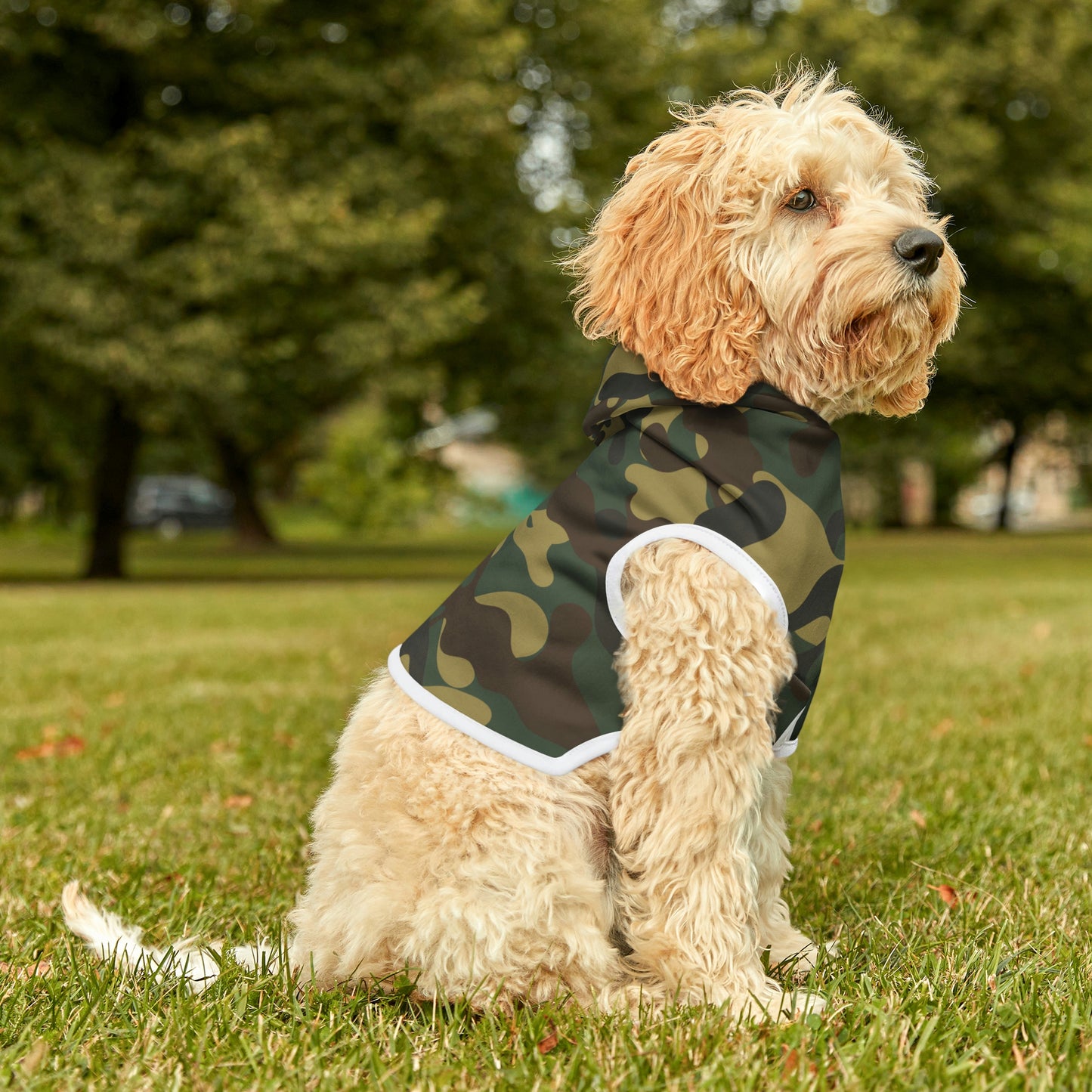 Camo Dog Hoodie