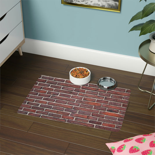 Bricks Pet Food Mat (12x18)