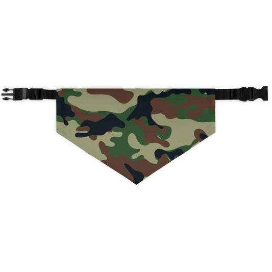 Camouflage Pet Bandana Collar