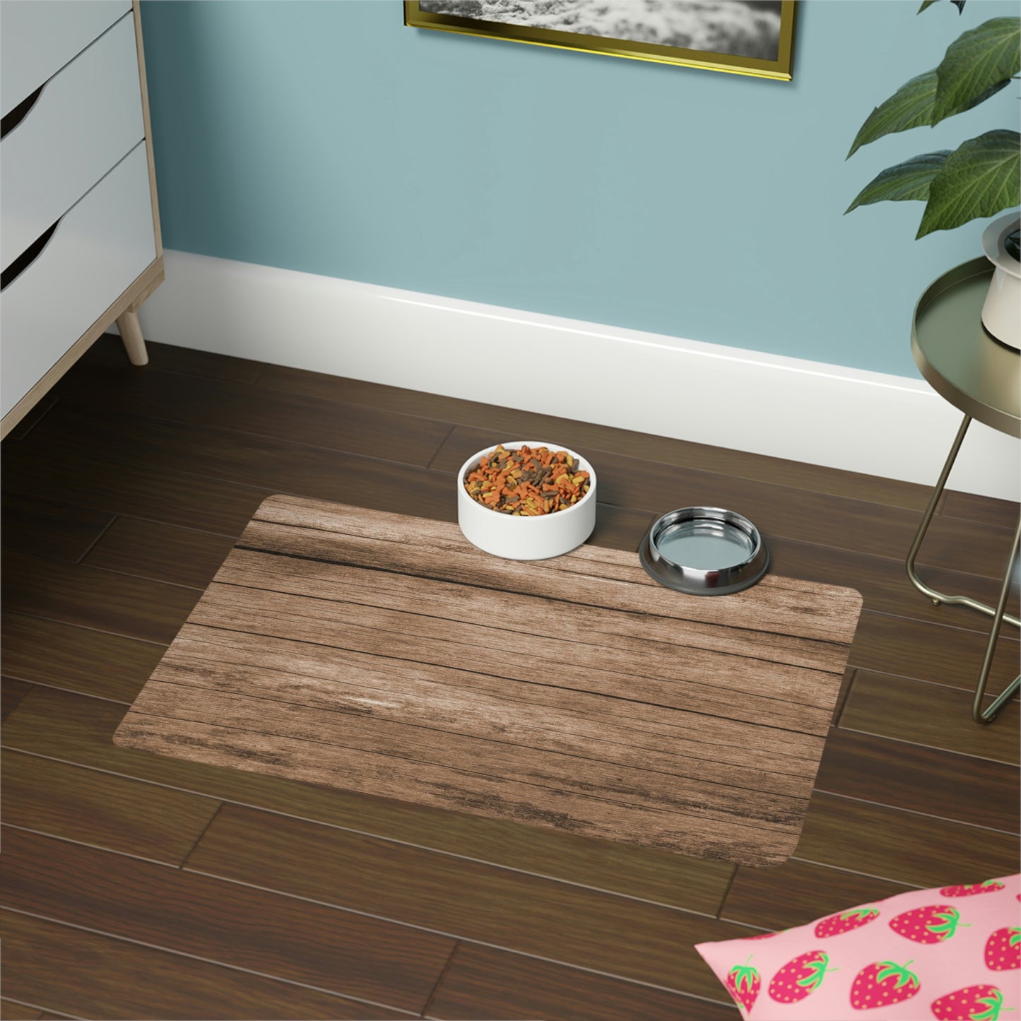 Wooden Pet Food Mat (12x18)