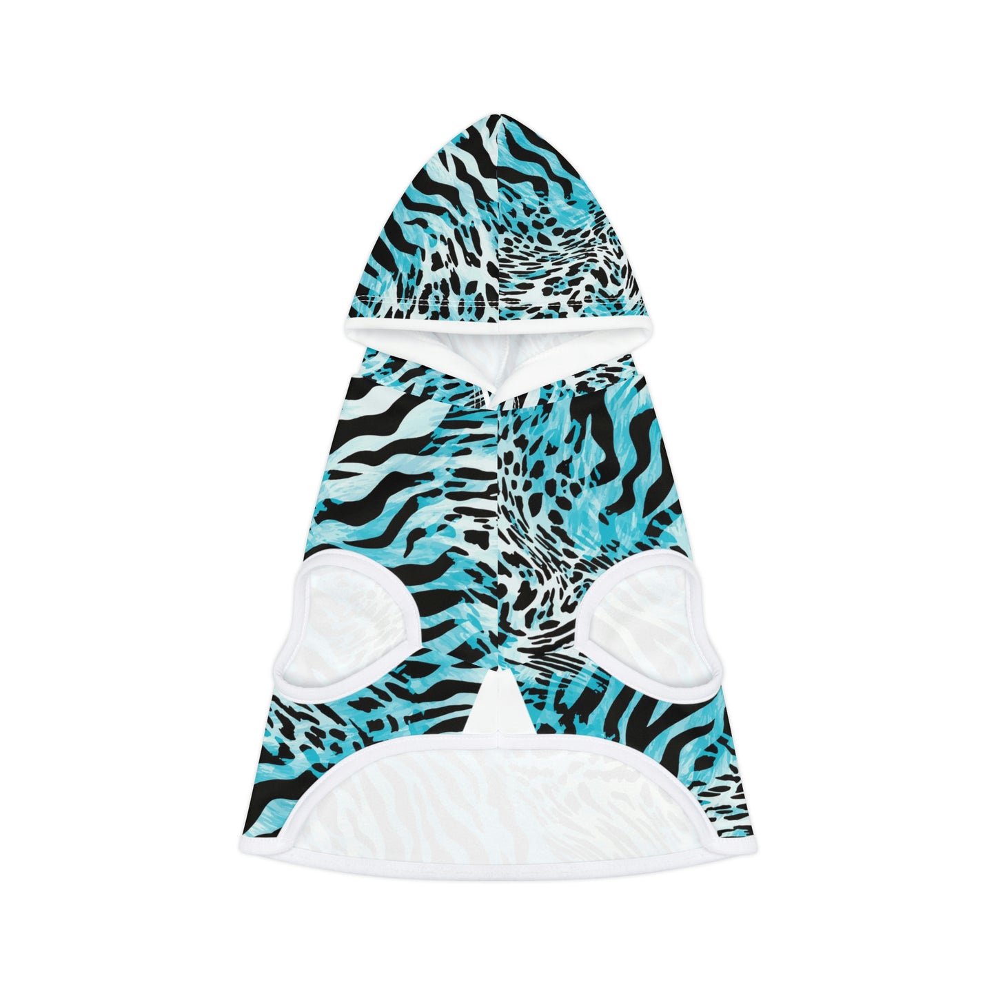 Zebra Vibes Dog Hoodie