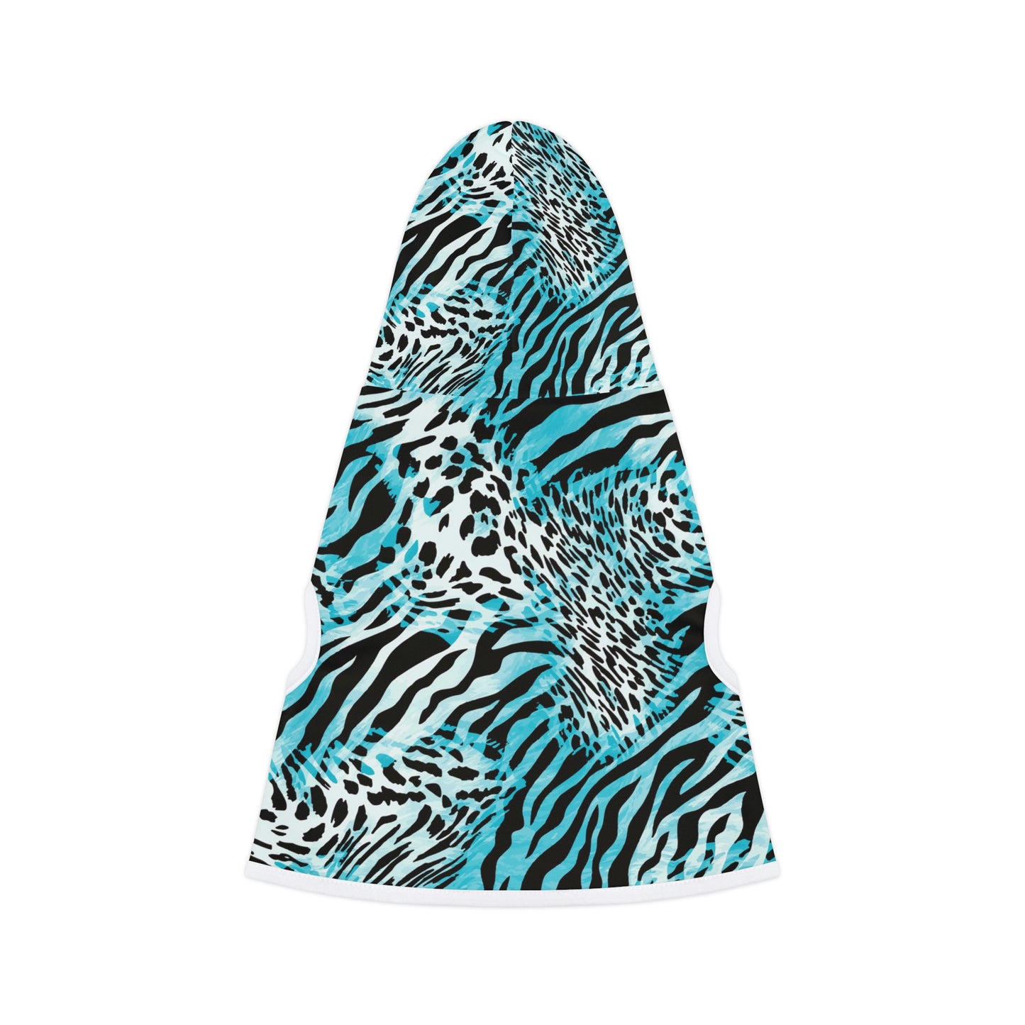 Zebra Vibes Dog Hoodie