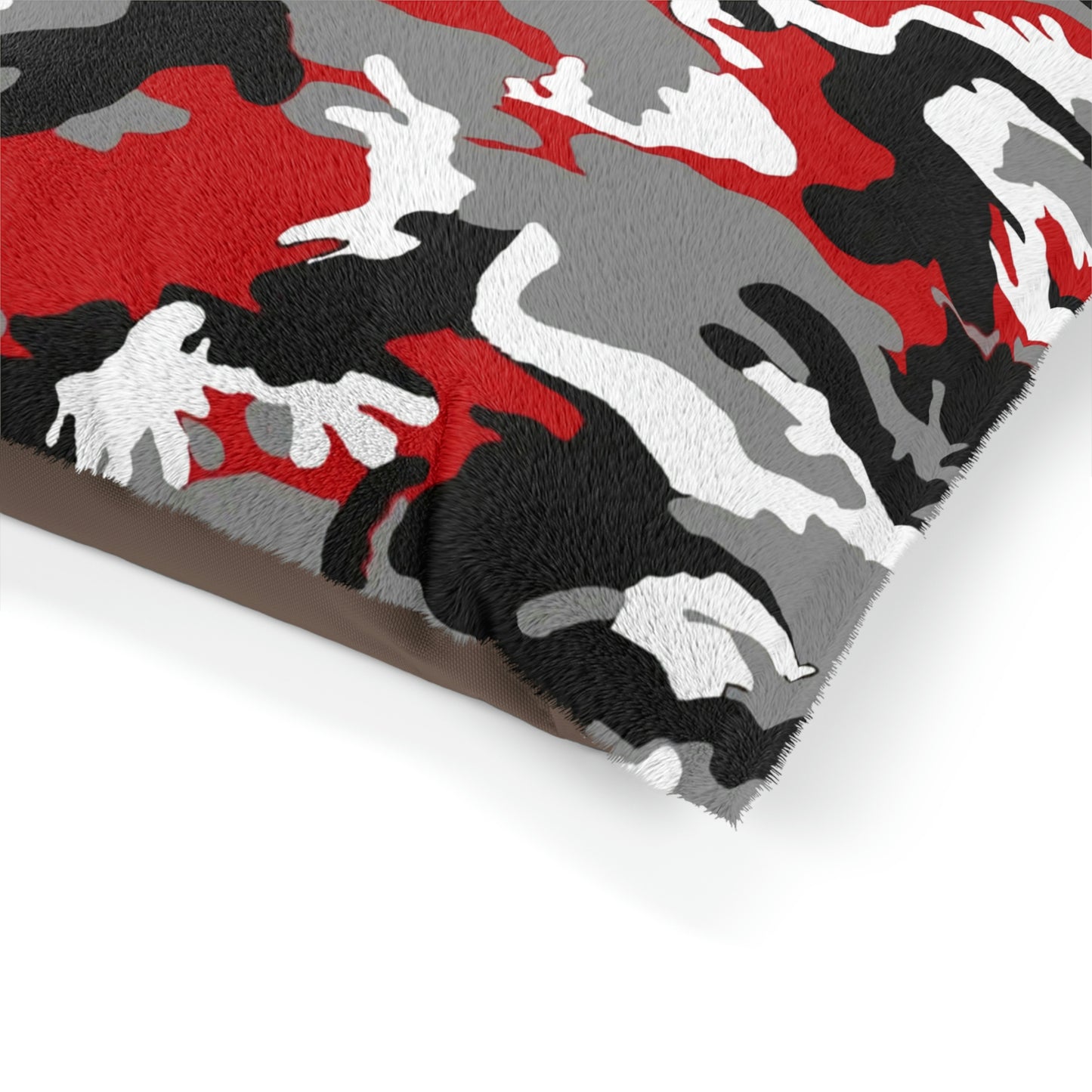 Red Camo Pet Bed