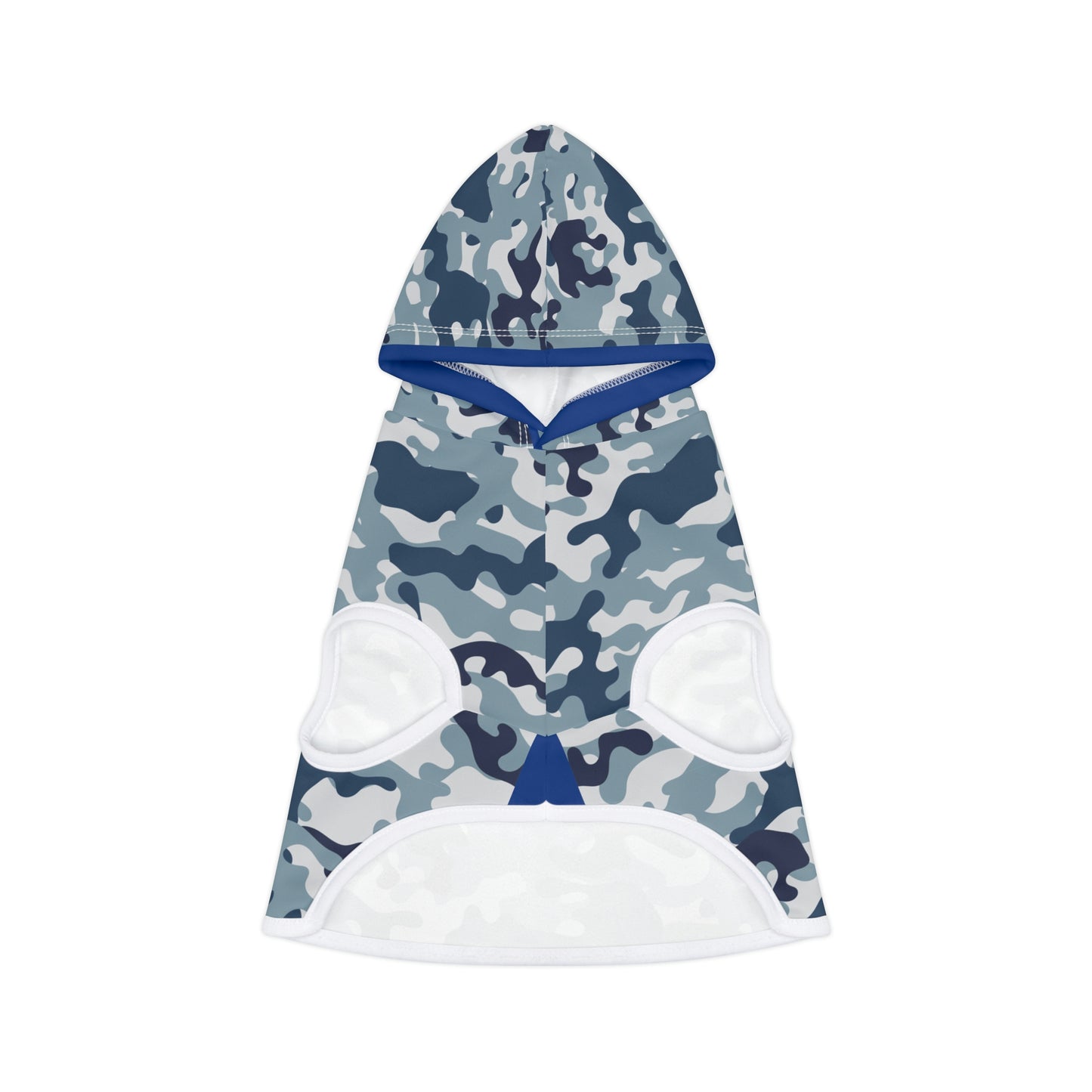 Blue Camo Dog Hoodie