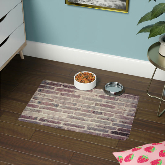 Vintage Brick Pet Food Mat (12x18)