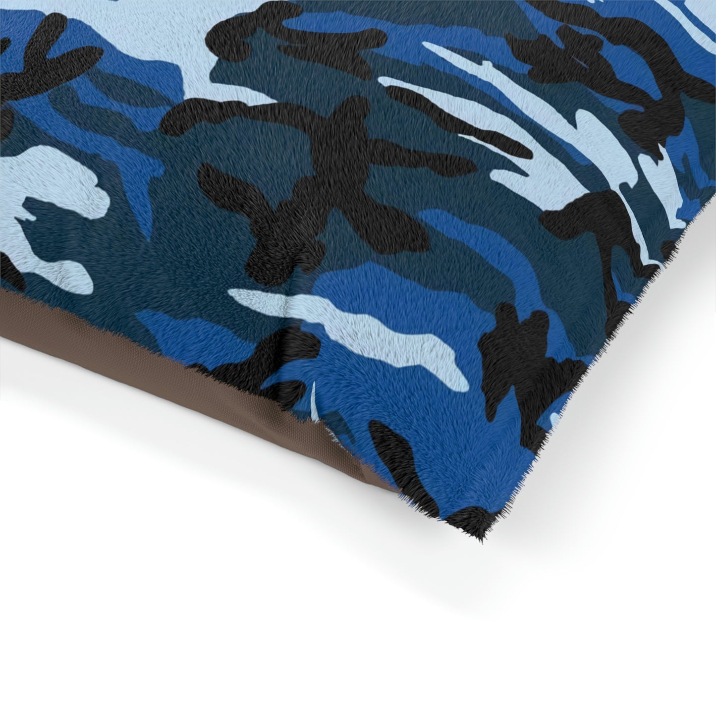 Blue Camo Pet Bed