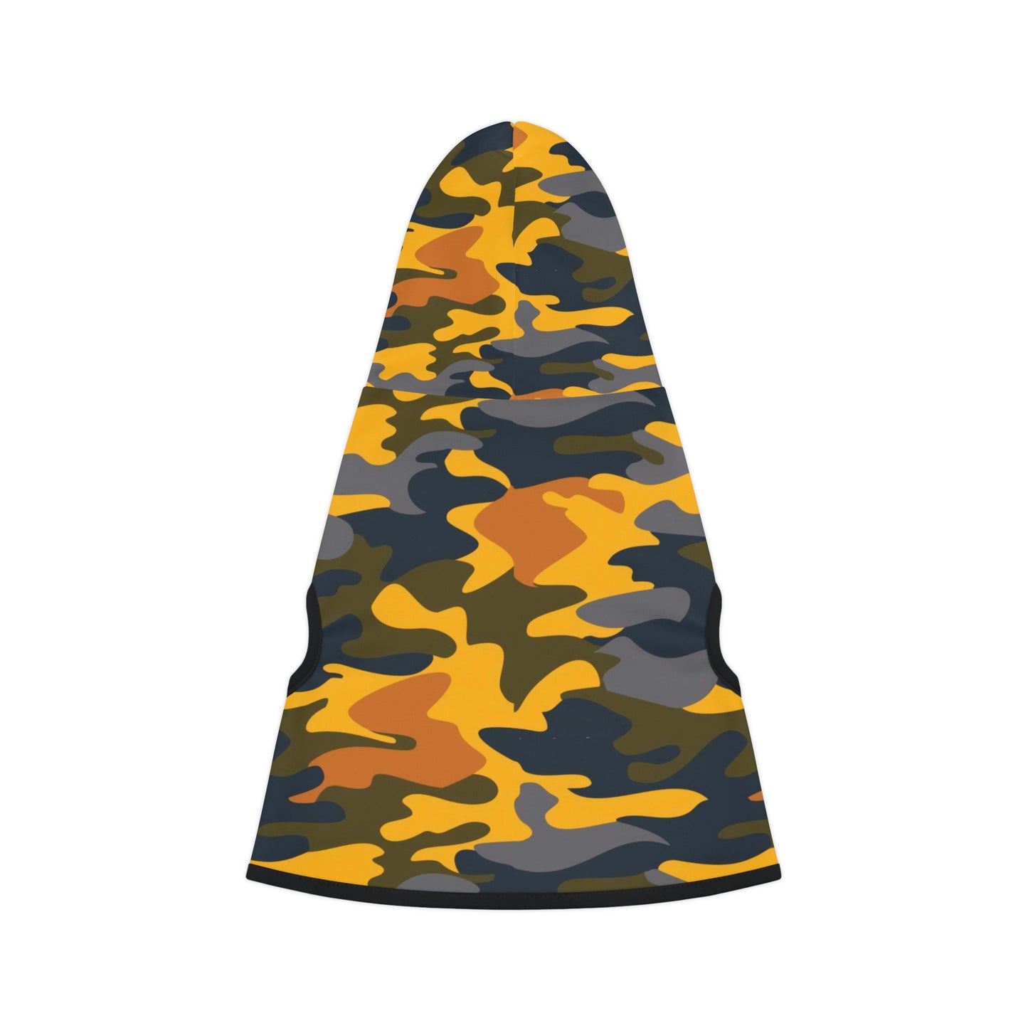 Yellow Camo Dog Hoodie